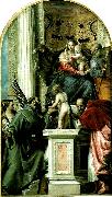 Paolo  Veronese, holy family with ss